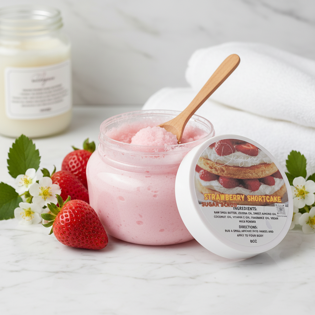 Strawberry Shortcake Sugar Scrub