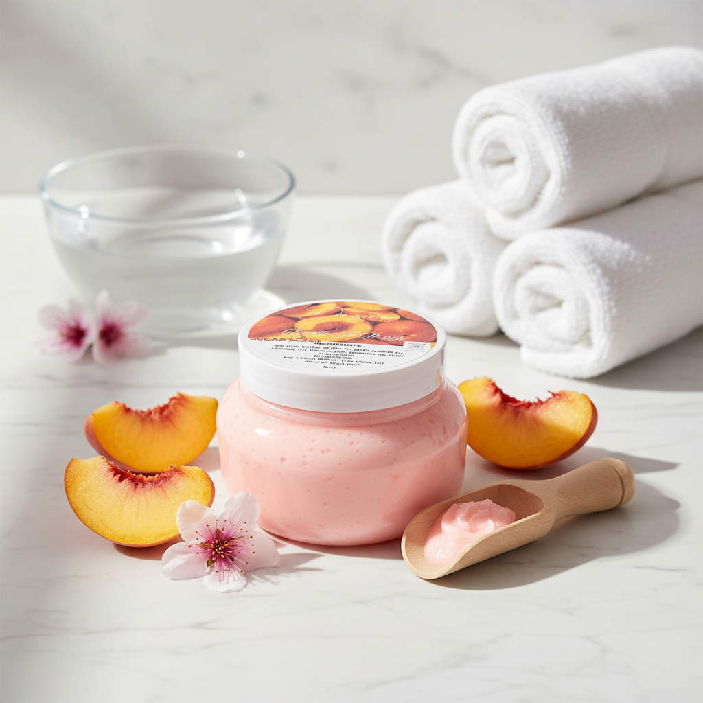 Pretty In Peach Sugar Scub