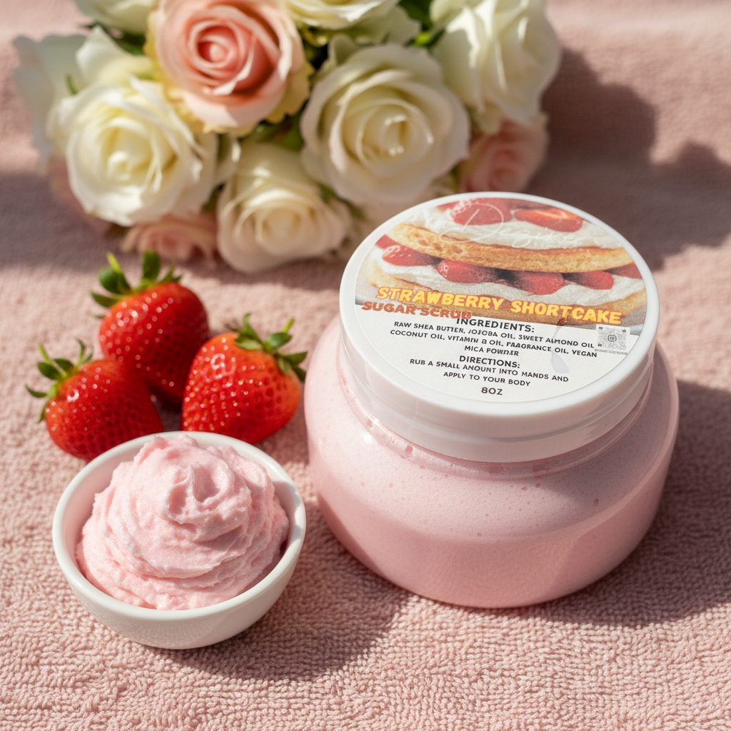 Strawberry Shortcake Sugar Scrub
